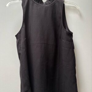 Elegant Black Sleeveless Top j crew